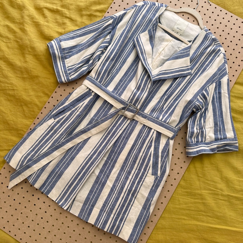 Anthropologie Linen/Cotton Duster Coat